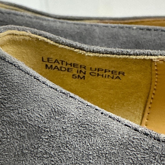 Talbots Gray Suede Tassel Loafer Flats Leather Women’s Size 5 - Picture 12 of 13